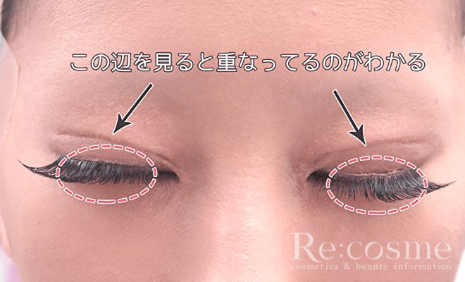 重なっているのがわかる