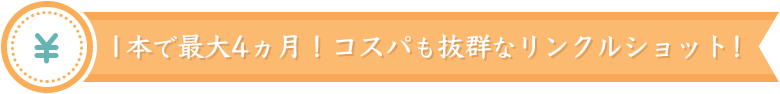 リンクルショットの人気の理由